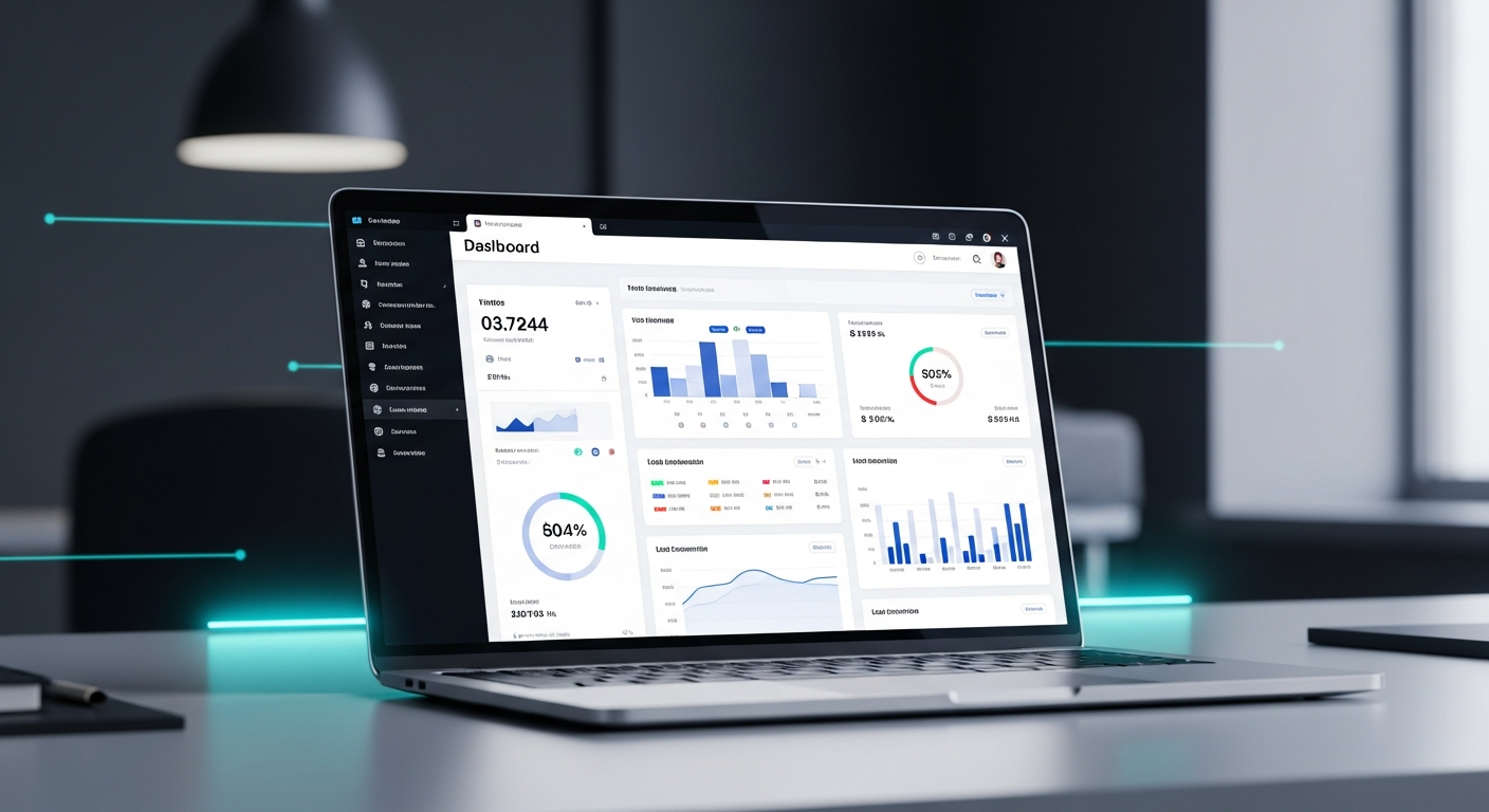 Modern web design and dashboard
