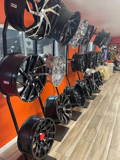 Custom wheels on display