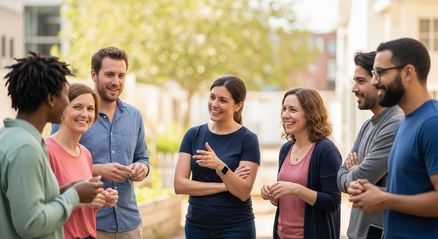 Church team collaborating