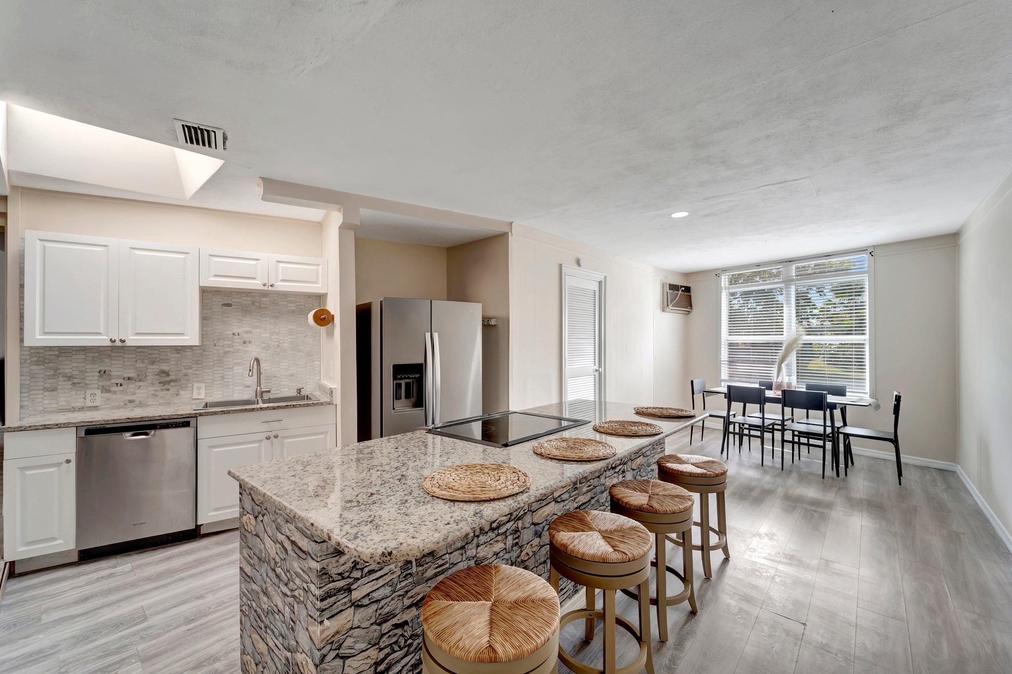 Kitchen and Island