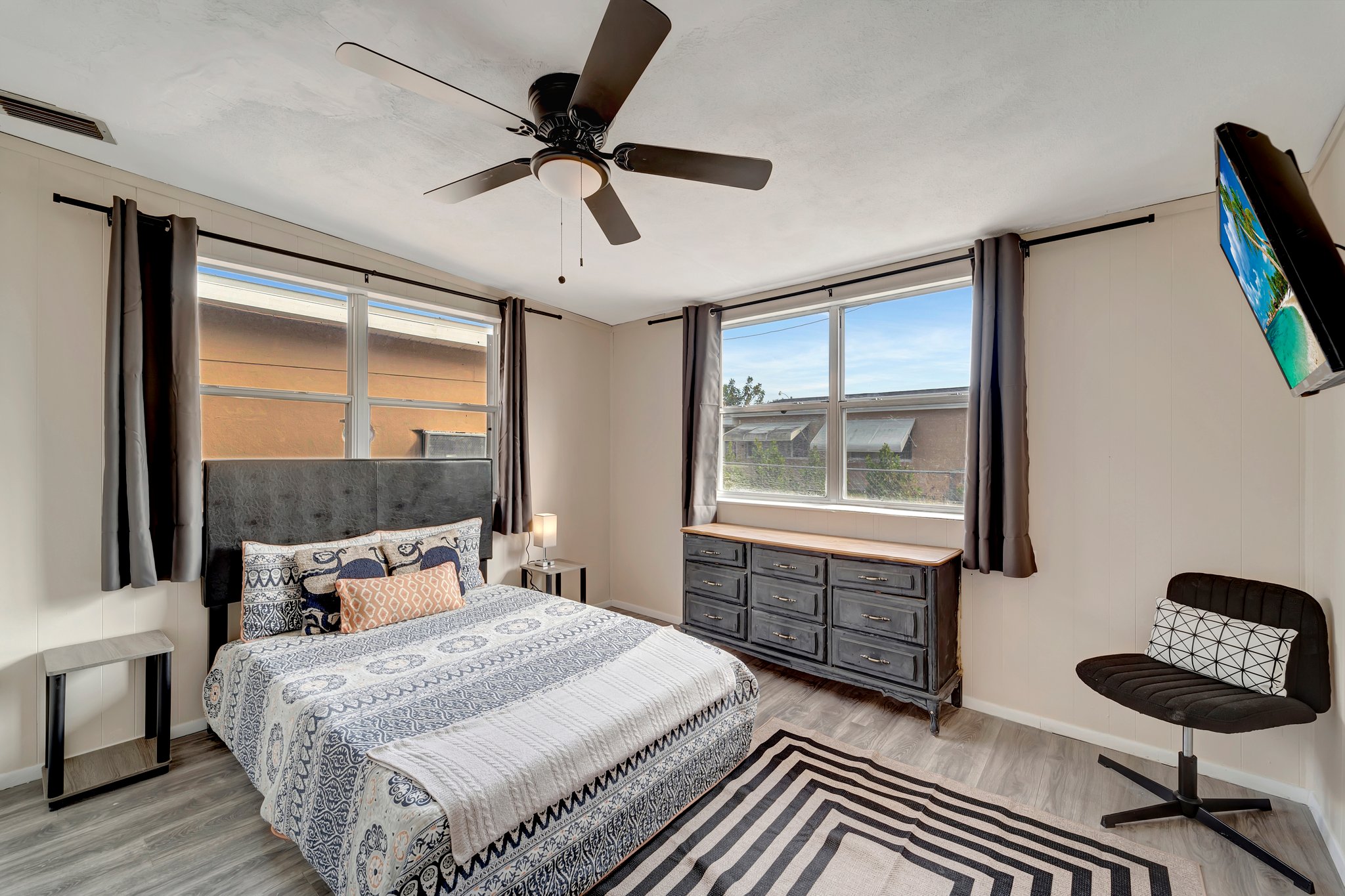 Bedroom with TV