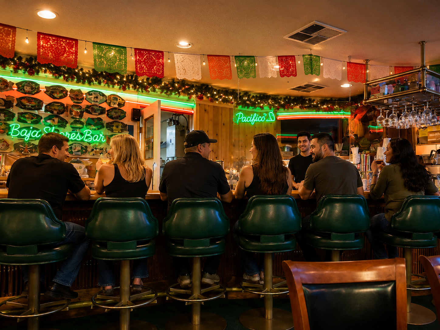 Vibrant Bar at El Señor Frog's Stockton CA