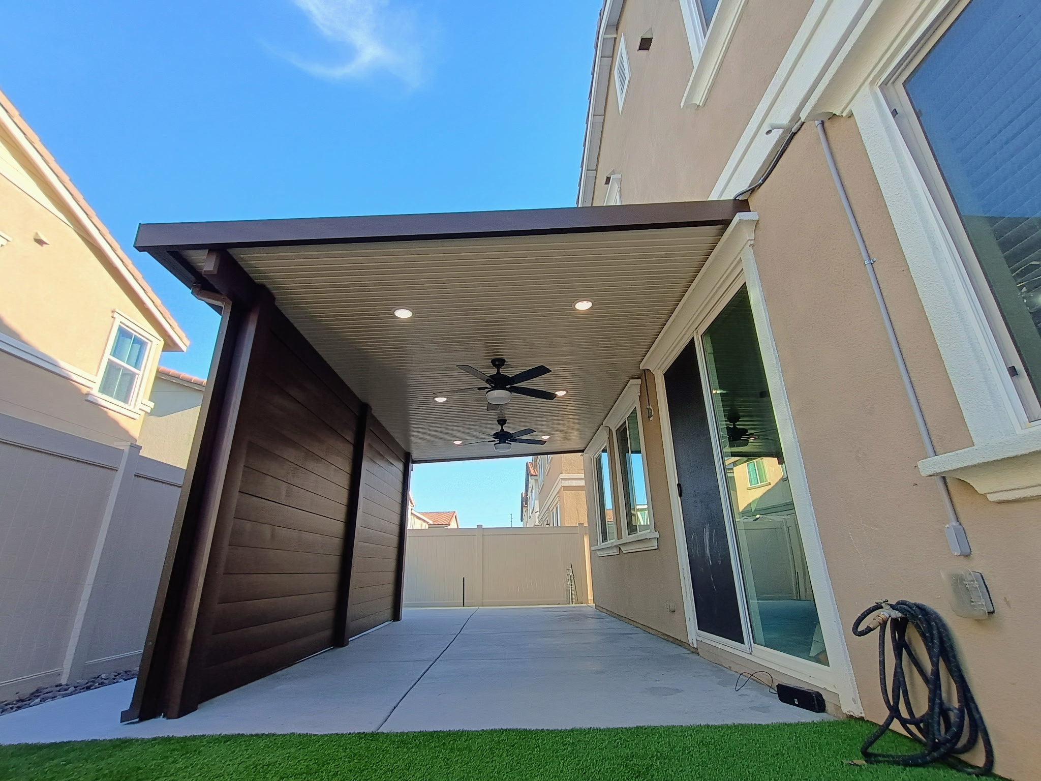 Solid Attached Patio Cover