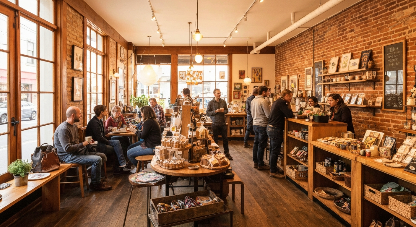 Portland local coffee shop