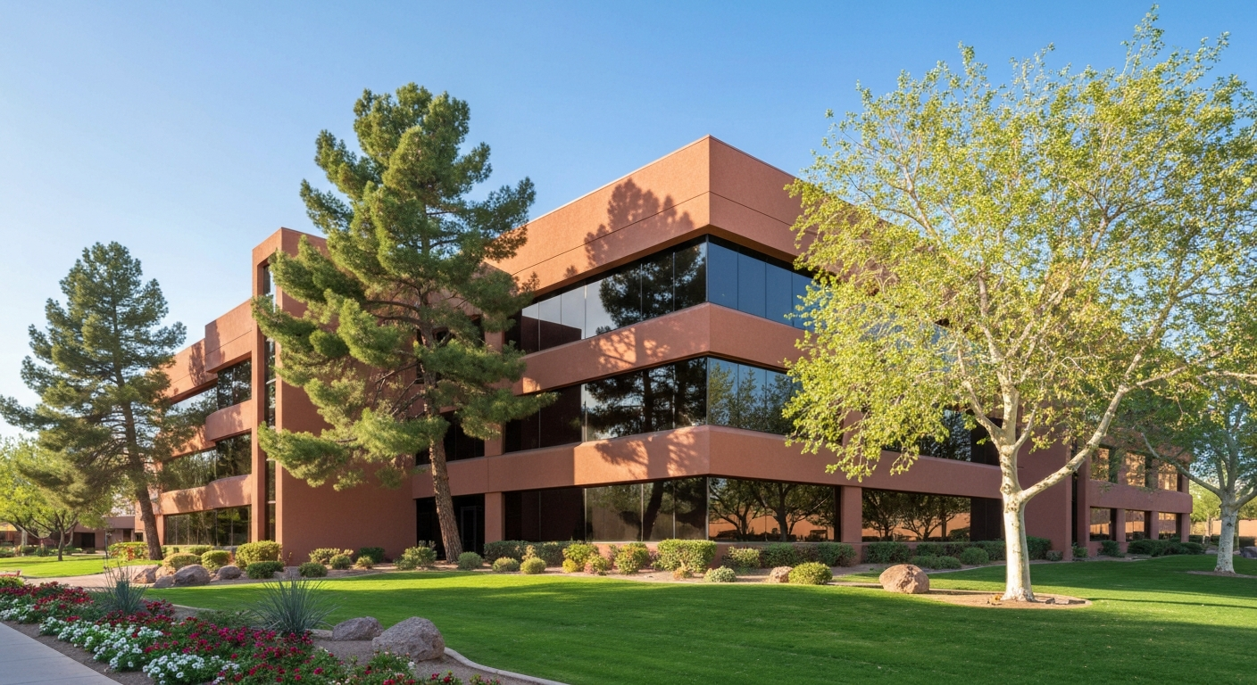 Beautifully landscaped commercial property in Scottsdale