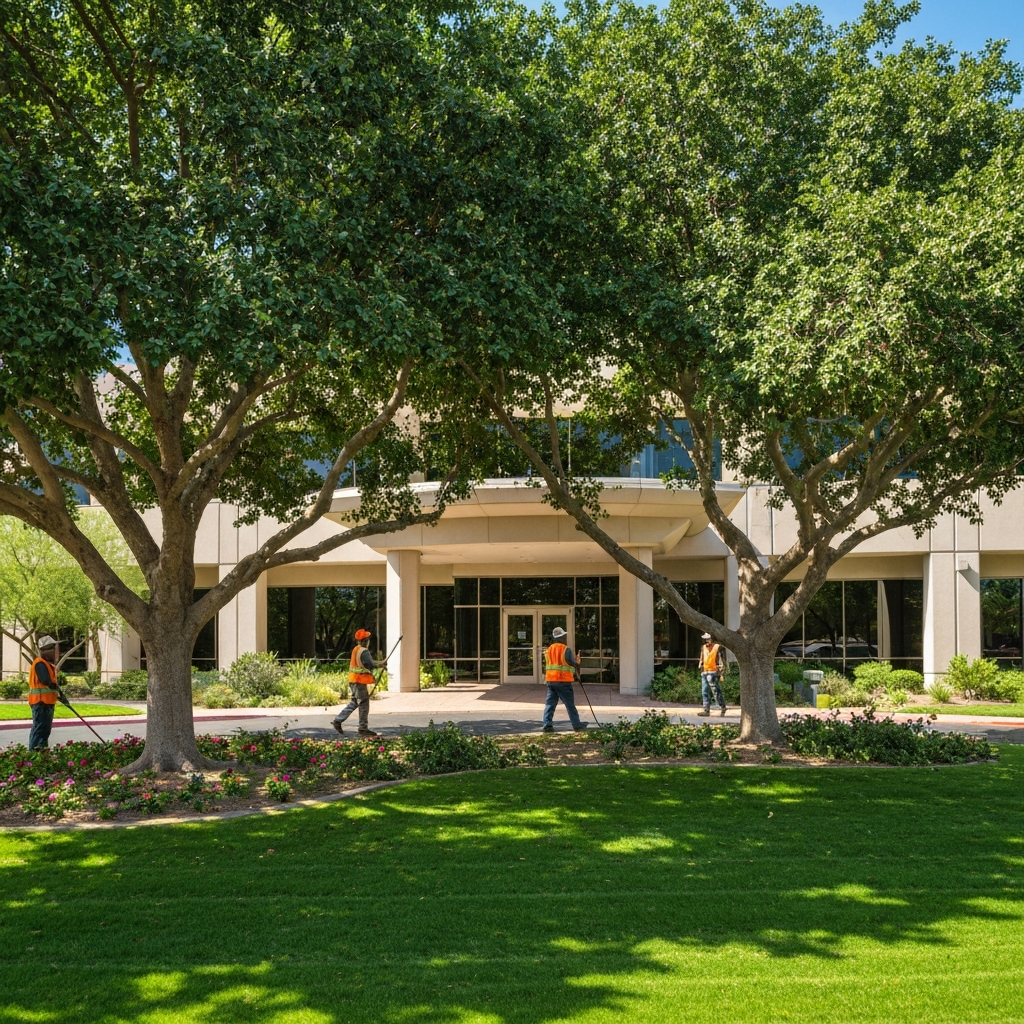Detailed commercial tree service