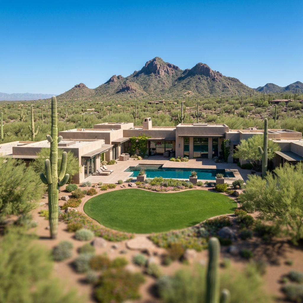 Tree contractor in Paradise Valley Arizona estate