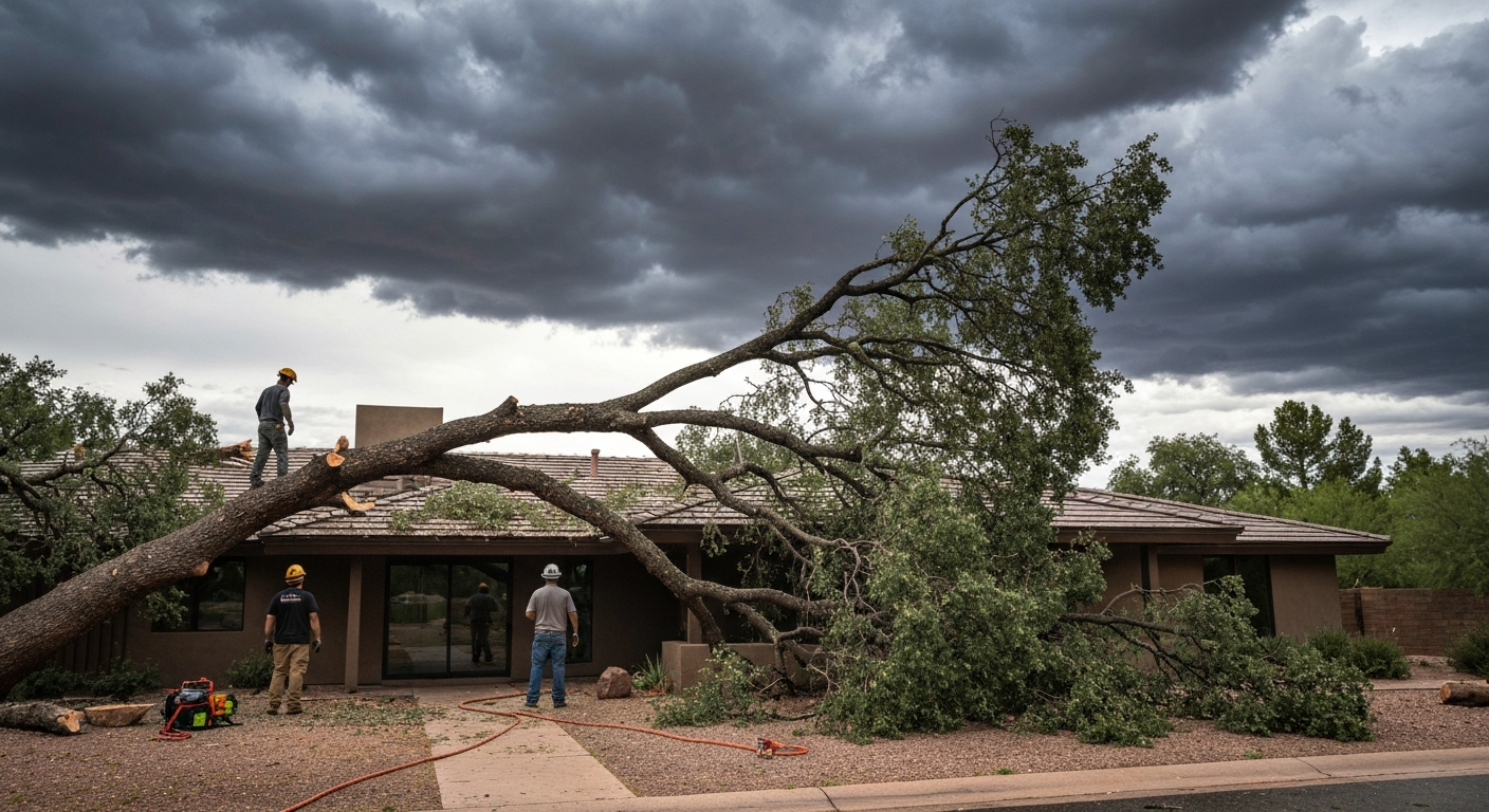 What to Do After a Monsoon Storm Damages Your Trees