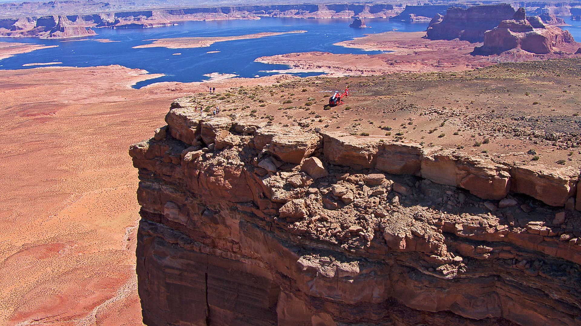 Tower Butte and Lake Powell