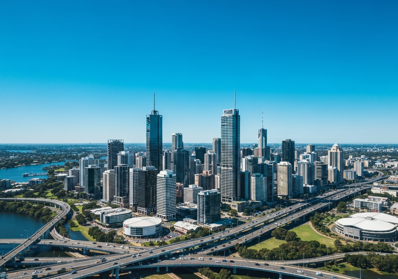 Brisbane Skyline - Service Area