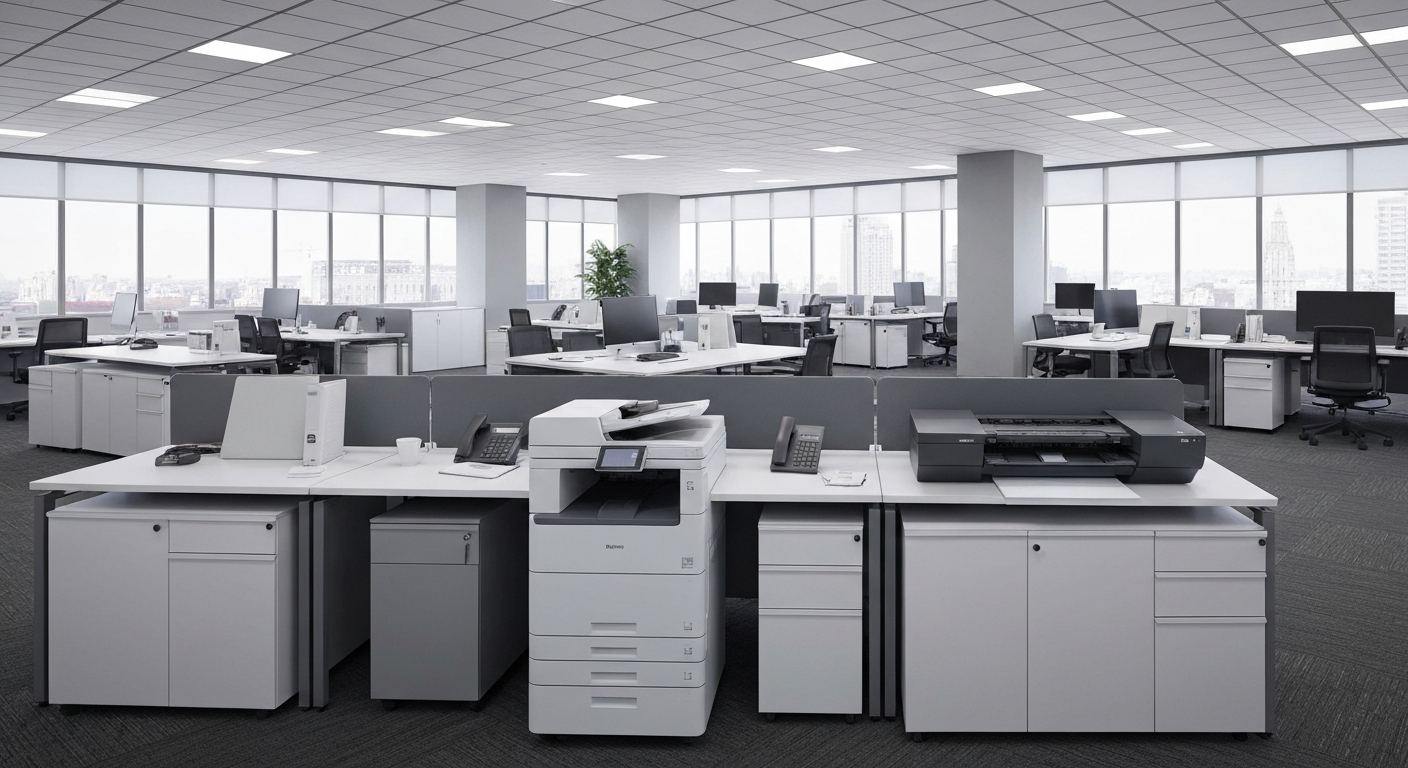 Modern office setup
