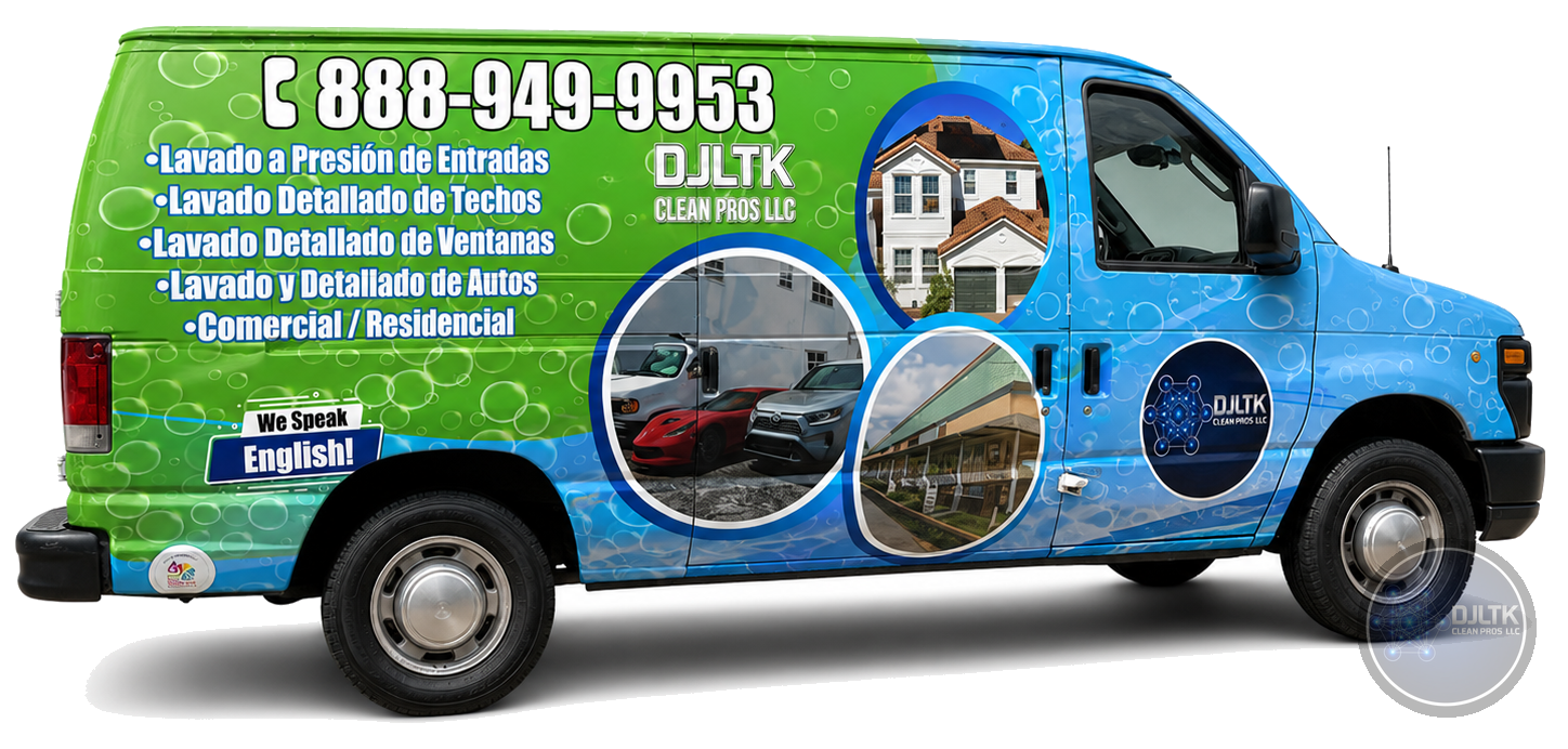 DJLTK Clean Pros LLC Service Van