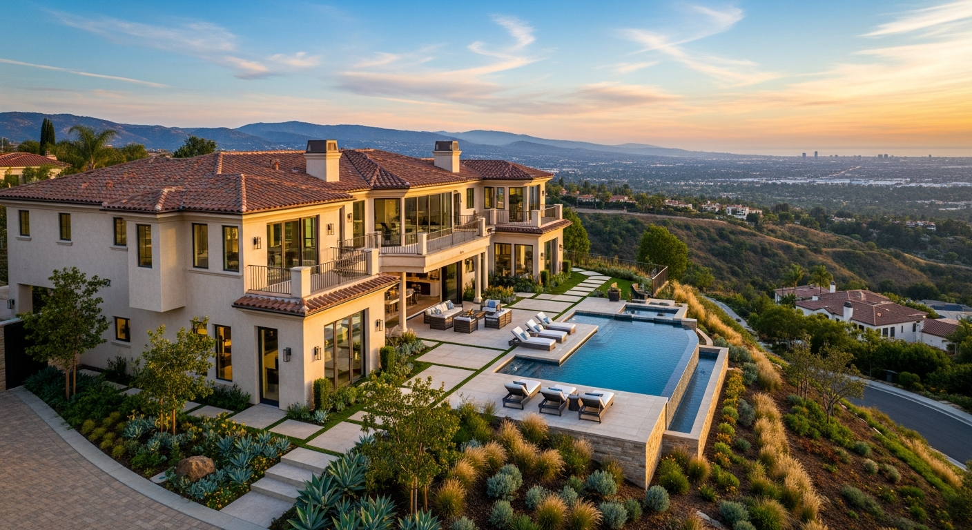 Scenic view in Anaheim Hills, CA