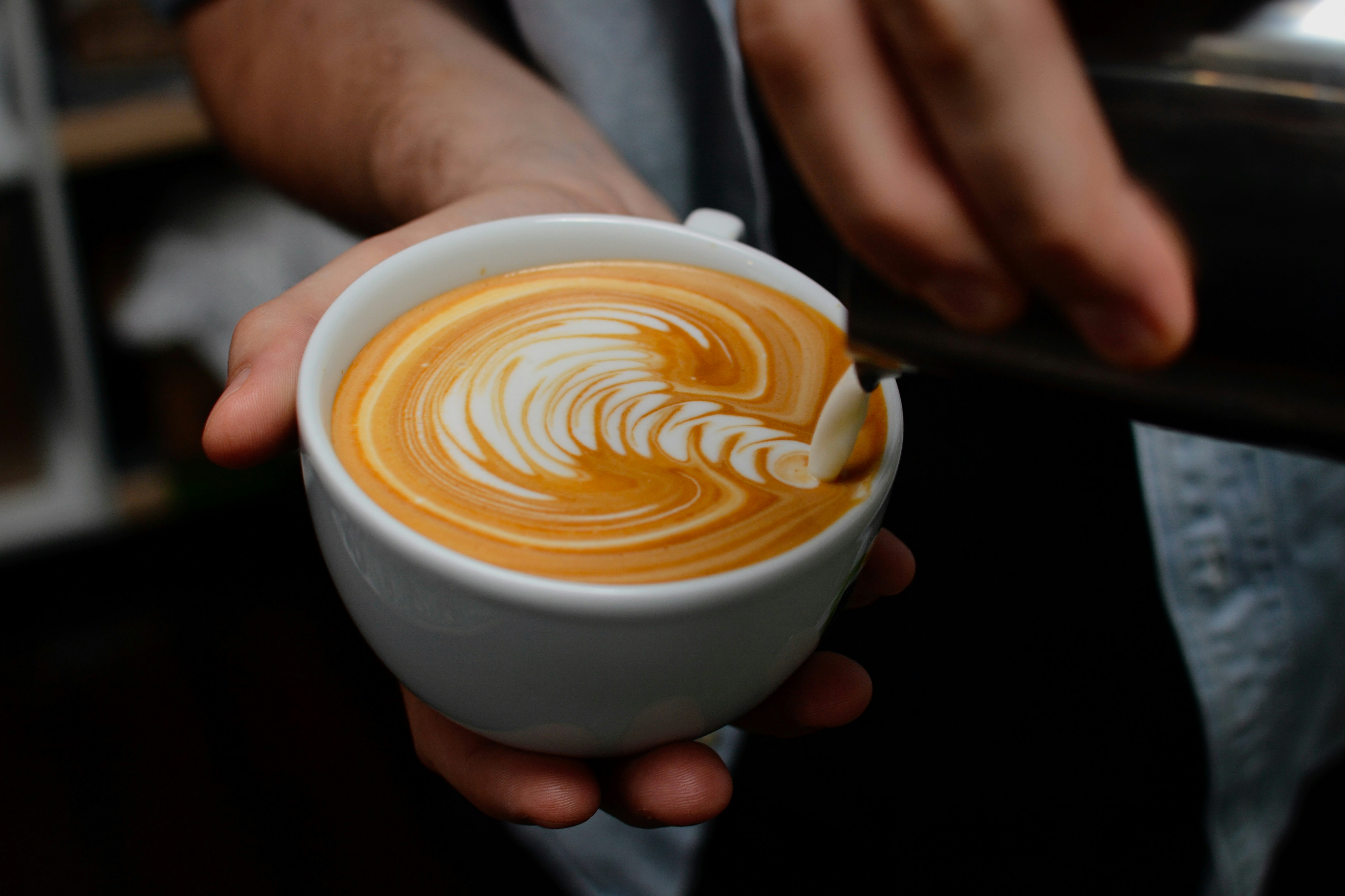 Coffee latte art