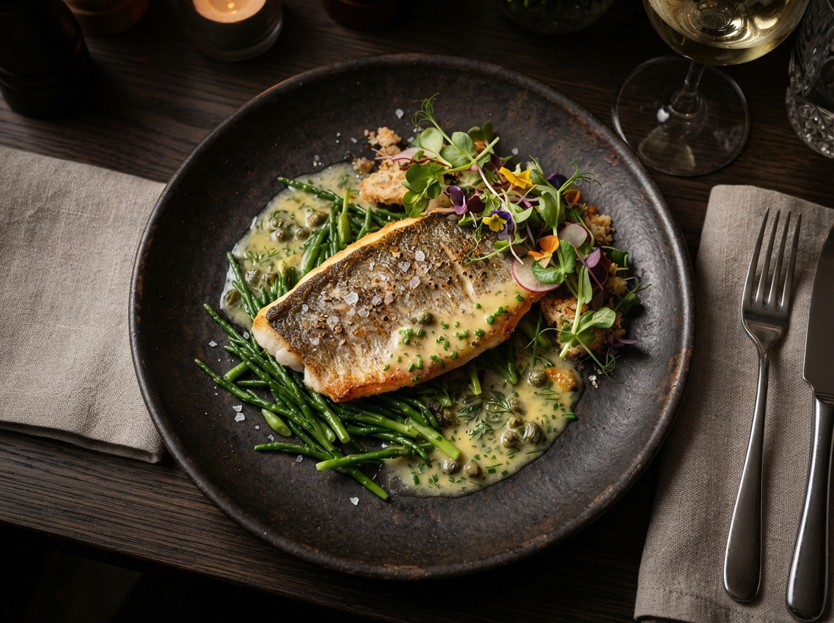 Pan Roasted Sea Bass