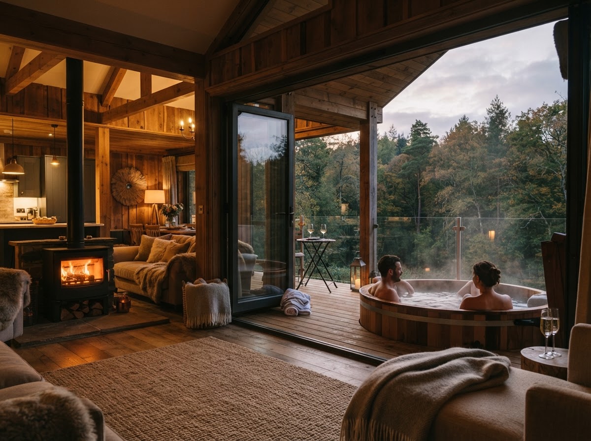 Luxury lodge escape prize
