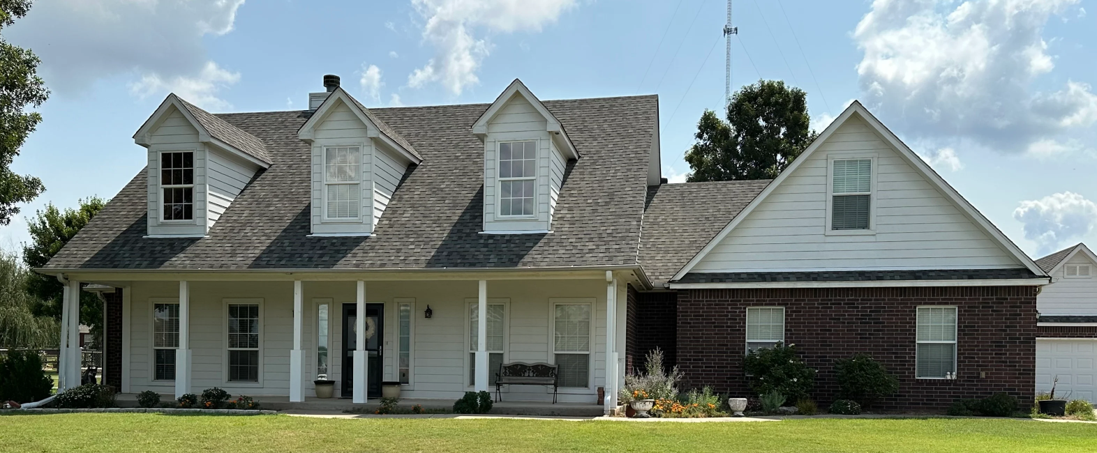 Owasso home before roof replacement