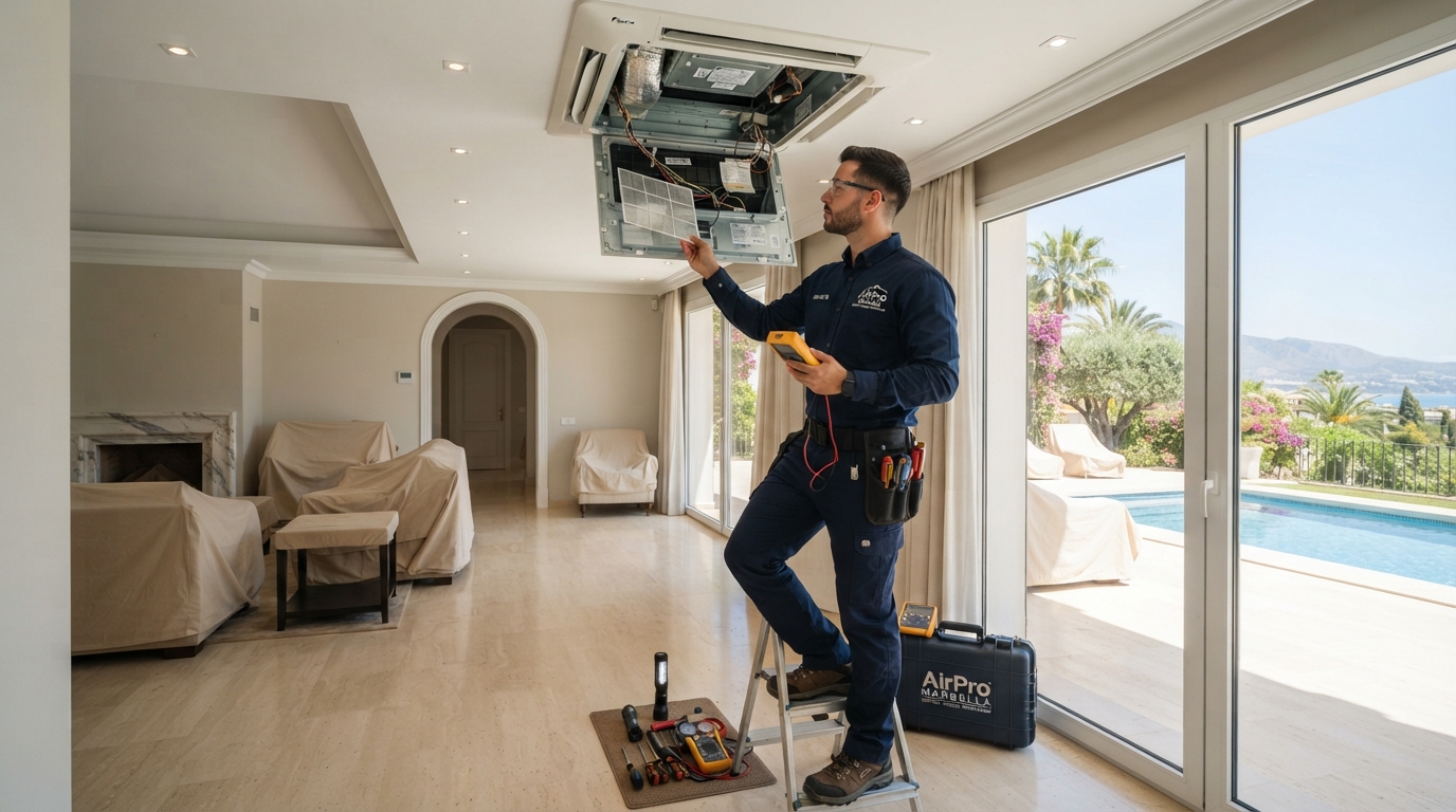 Air Conditioning Service Before You Arrive at Your Second Home in Marbella