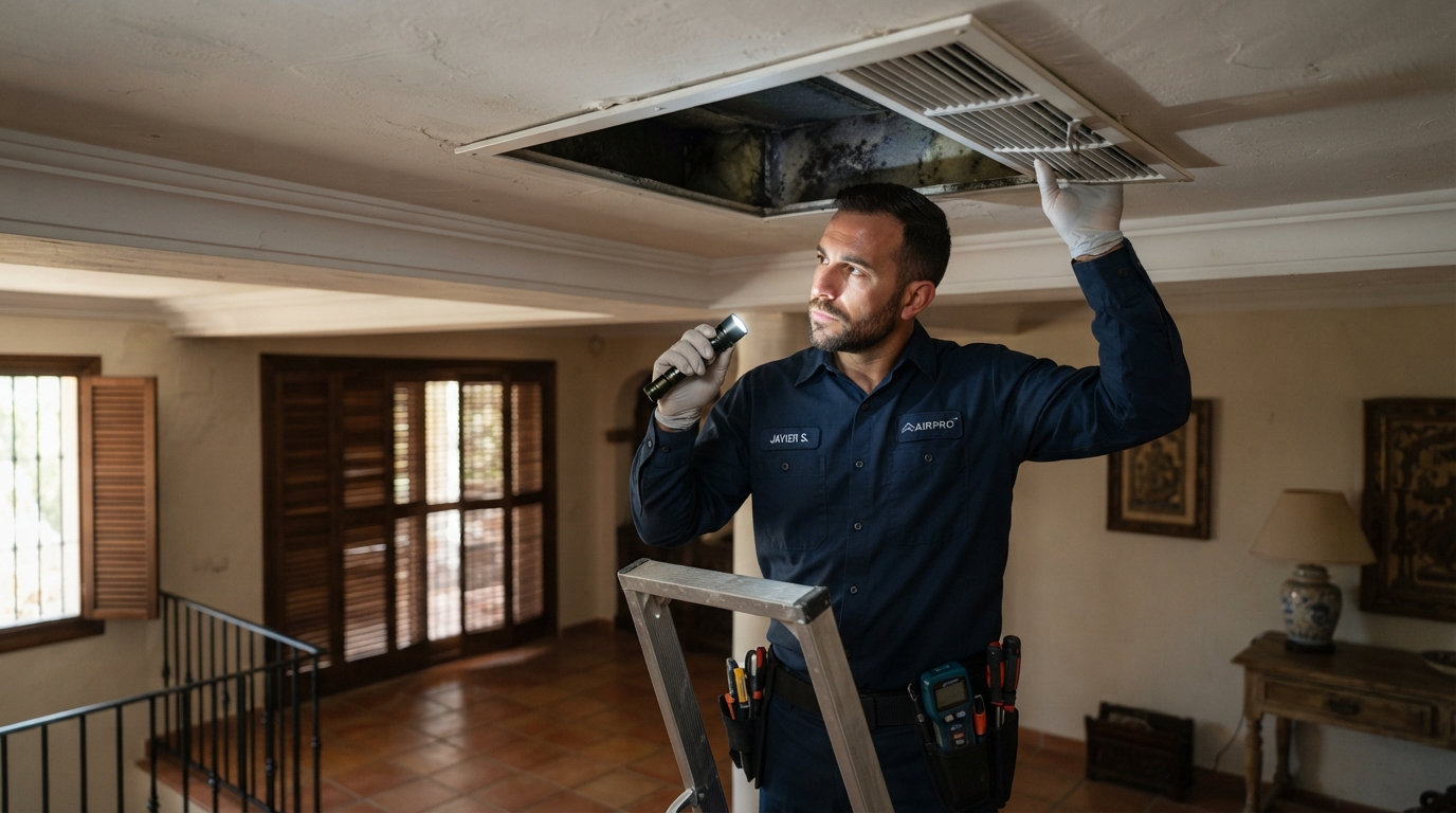 Musty AC Smell When Opening a Closed Property in Marbella