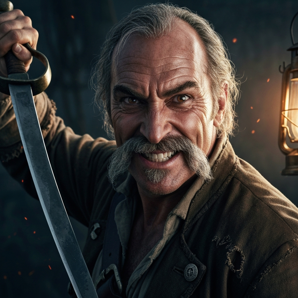 Portrait of Charles Vane, known as The Unforgiving