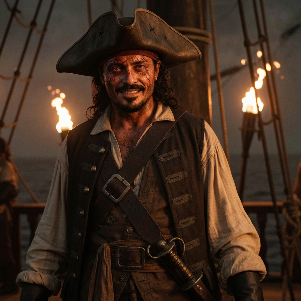 Portrait of Stede Bonnet, known as The Gentleman Pirate