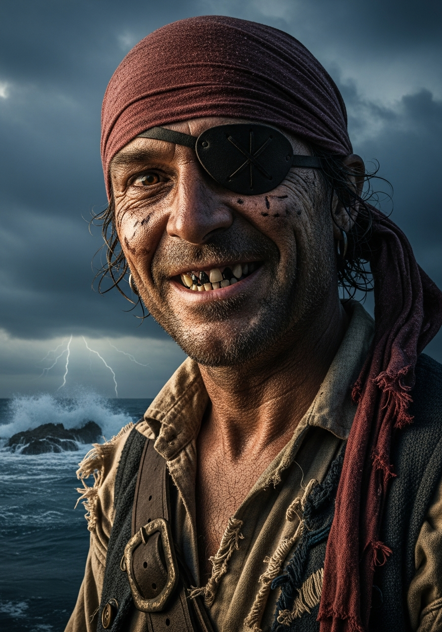 Portrait of John Rackham, known as Calico Jack