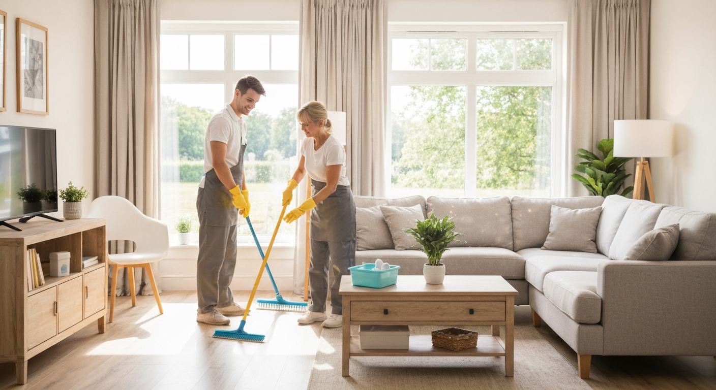 Routine house cleaning in Manchester