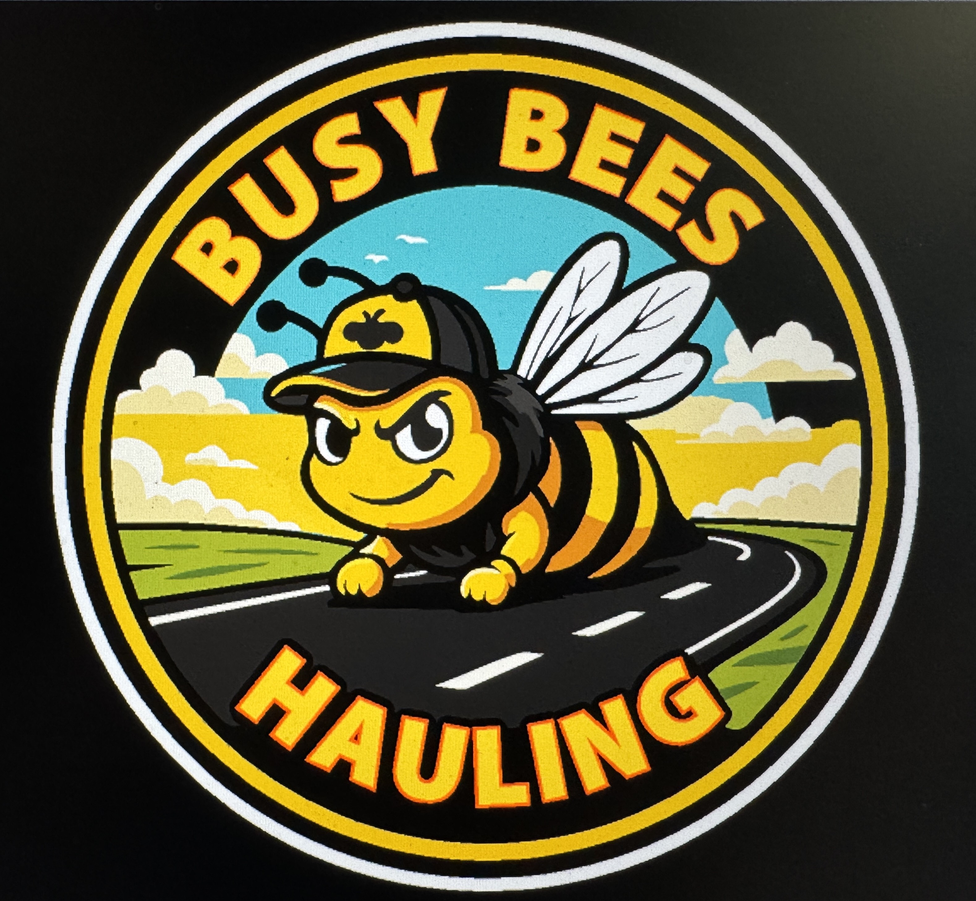 Busy Bees Hauling Logo