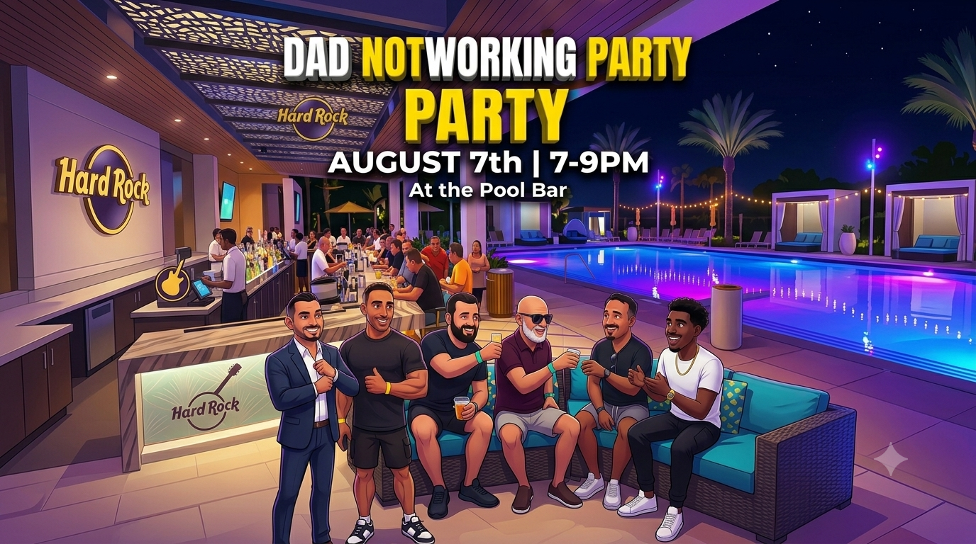 Dad NOTworking Party by the Pool @ Seminole Hard Rock Hotel & Casino