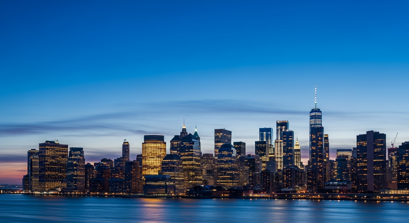 NYC Skyline at Twilight
