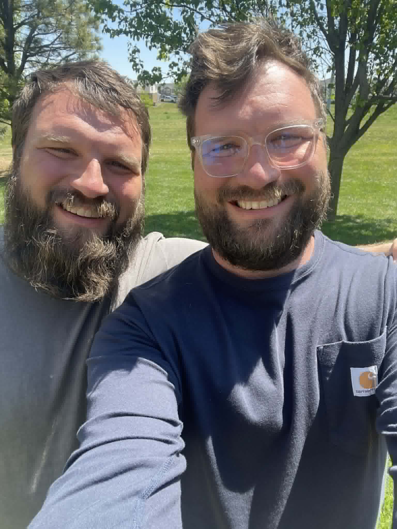 Aram and Naum Stauffer, founders of A & N Lawn Services in Lincoln, NE