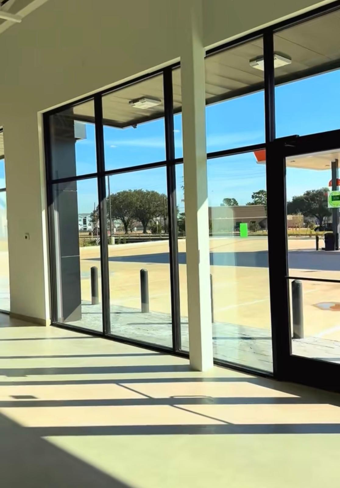 Commercial building window cleaning Houston