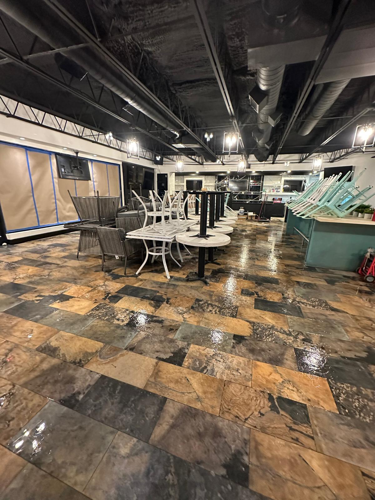 Commercial cleaning site