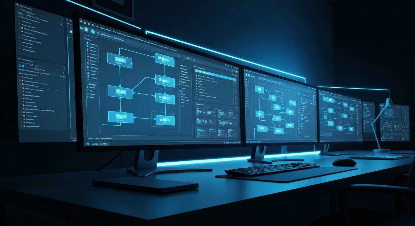AI Automation Workflow Visual