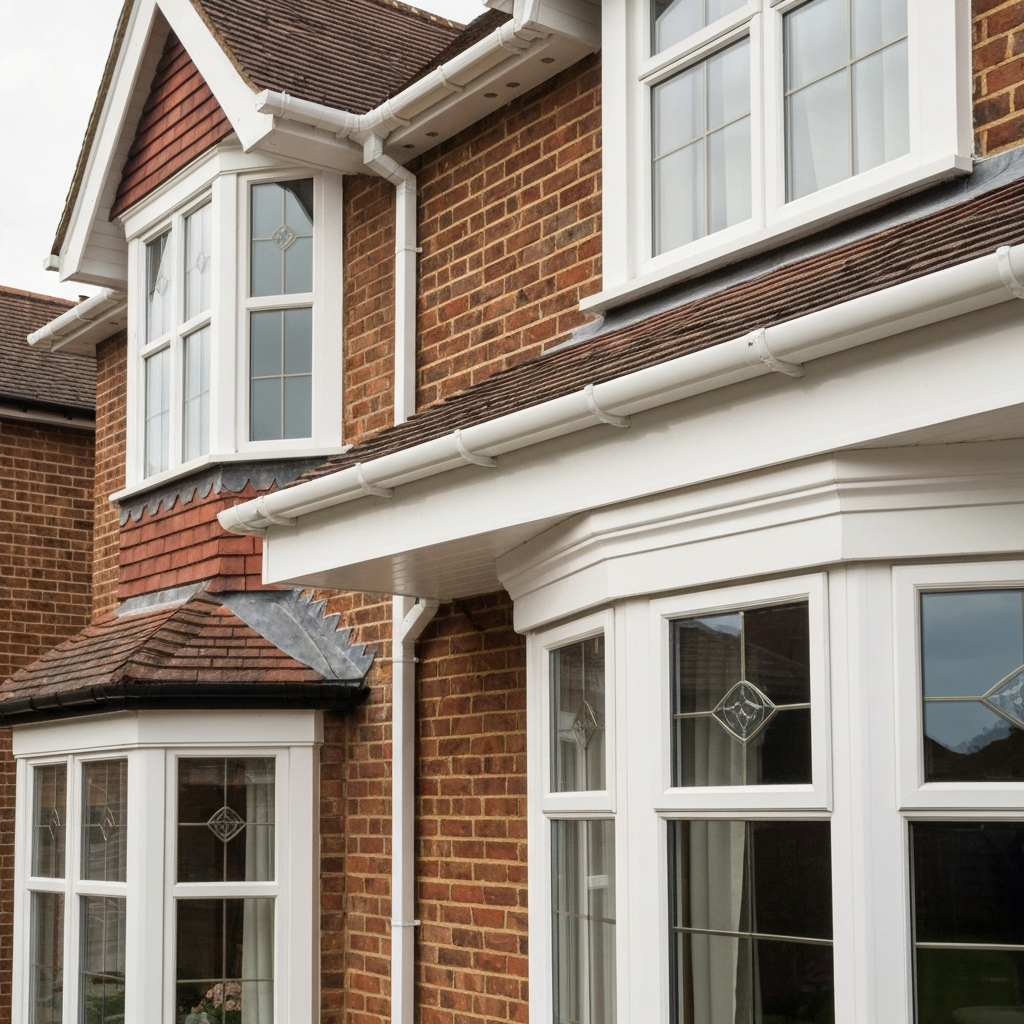 Professional gutter cleaning services in Croxley Green on a residential home
