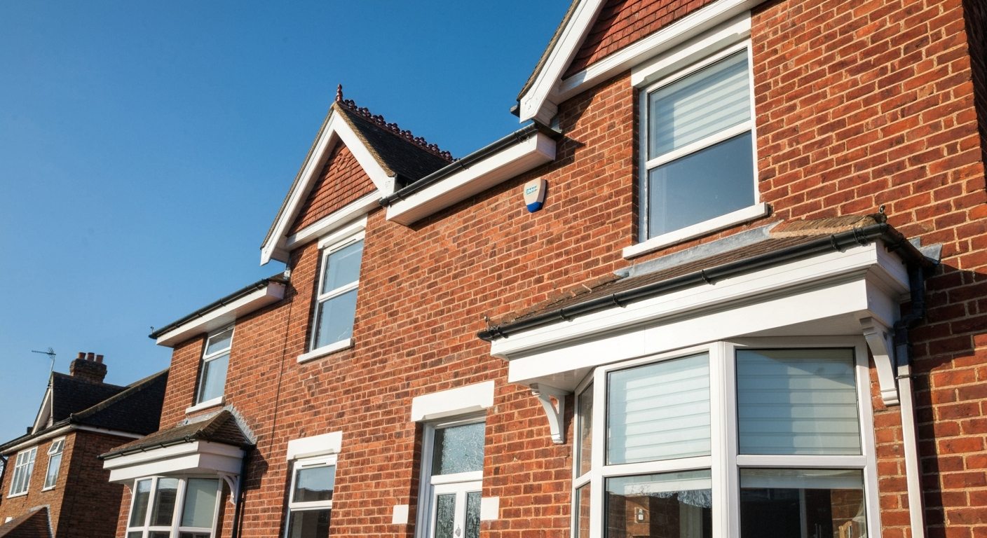 Traditional residential home in Sarratt ready for professional window cleaning