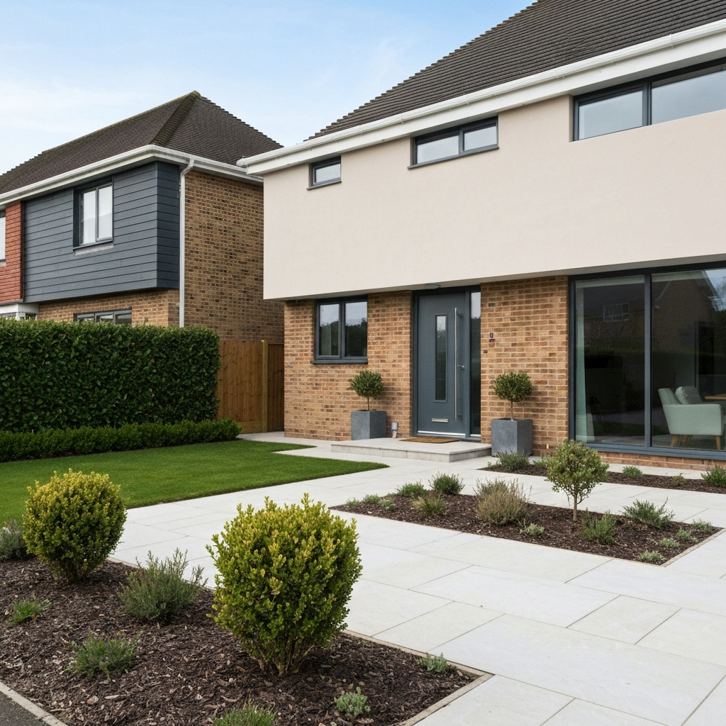 Professional gutter cleaning services in Berkhamsted on a residential home