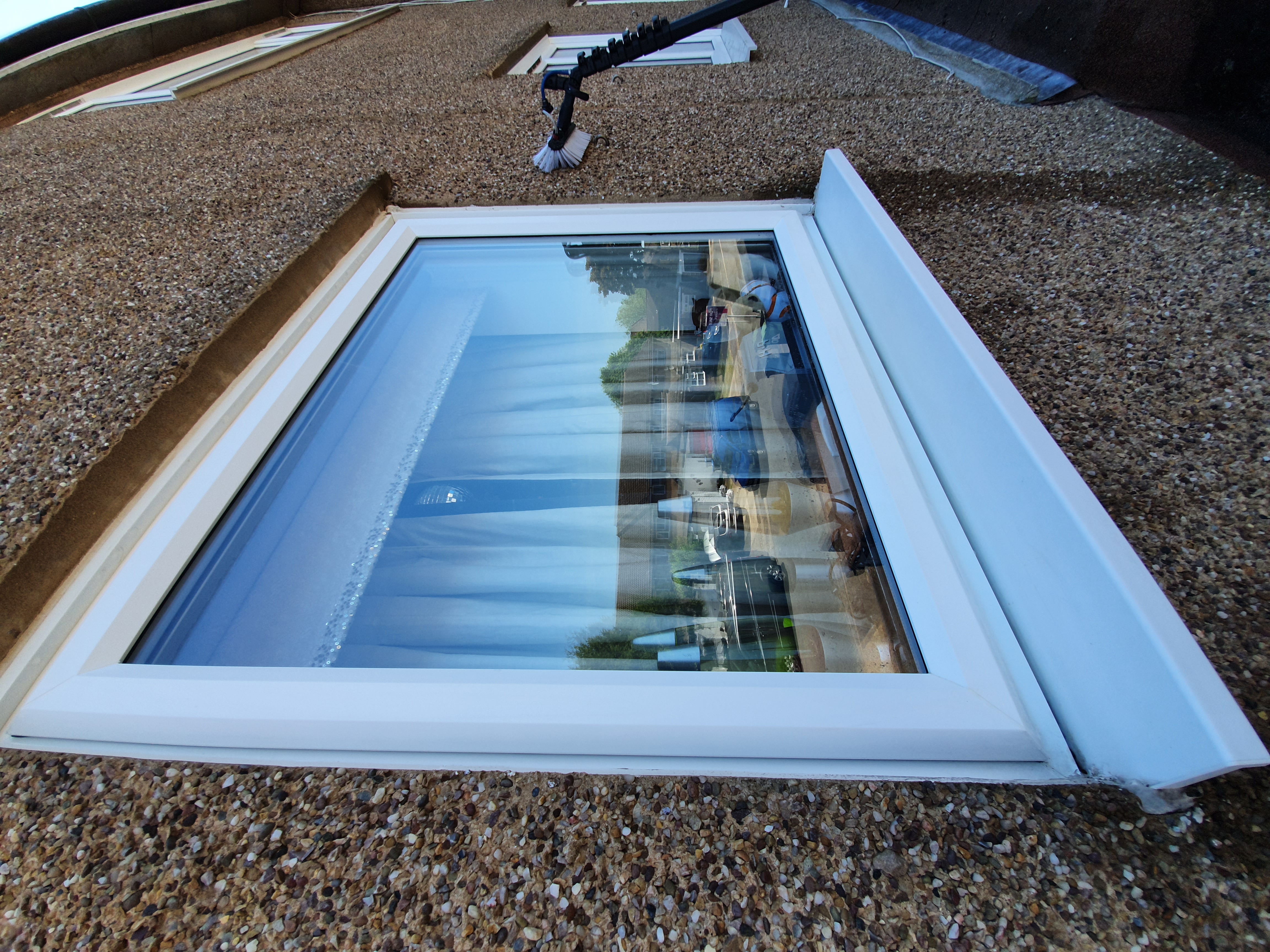 After professional cleaning service showing clean, restored finish