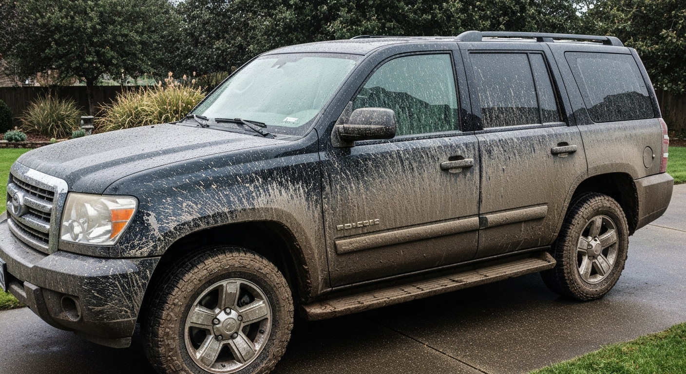 Before auto detailing service