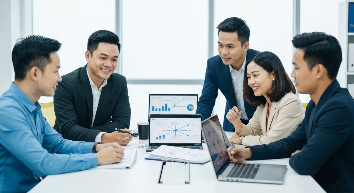 Đội ngũ doanh nghiệp châu Á chuẩn bị lộ trình chuyển đổi số Digital Twin