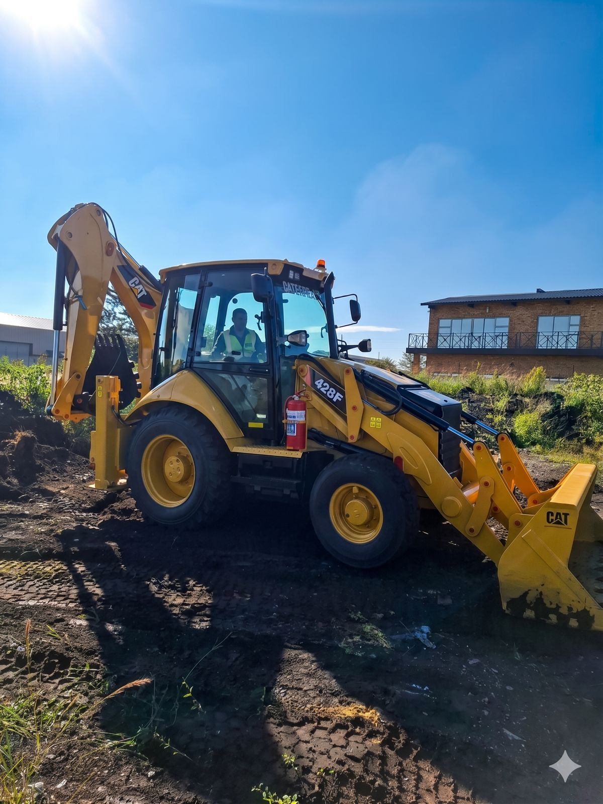 TLB CAT 428F Backhoe Loader