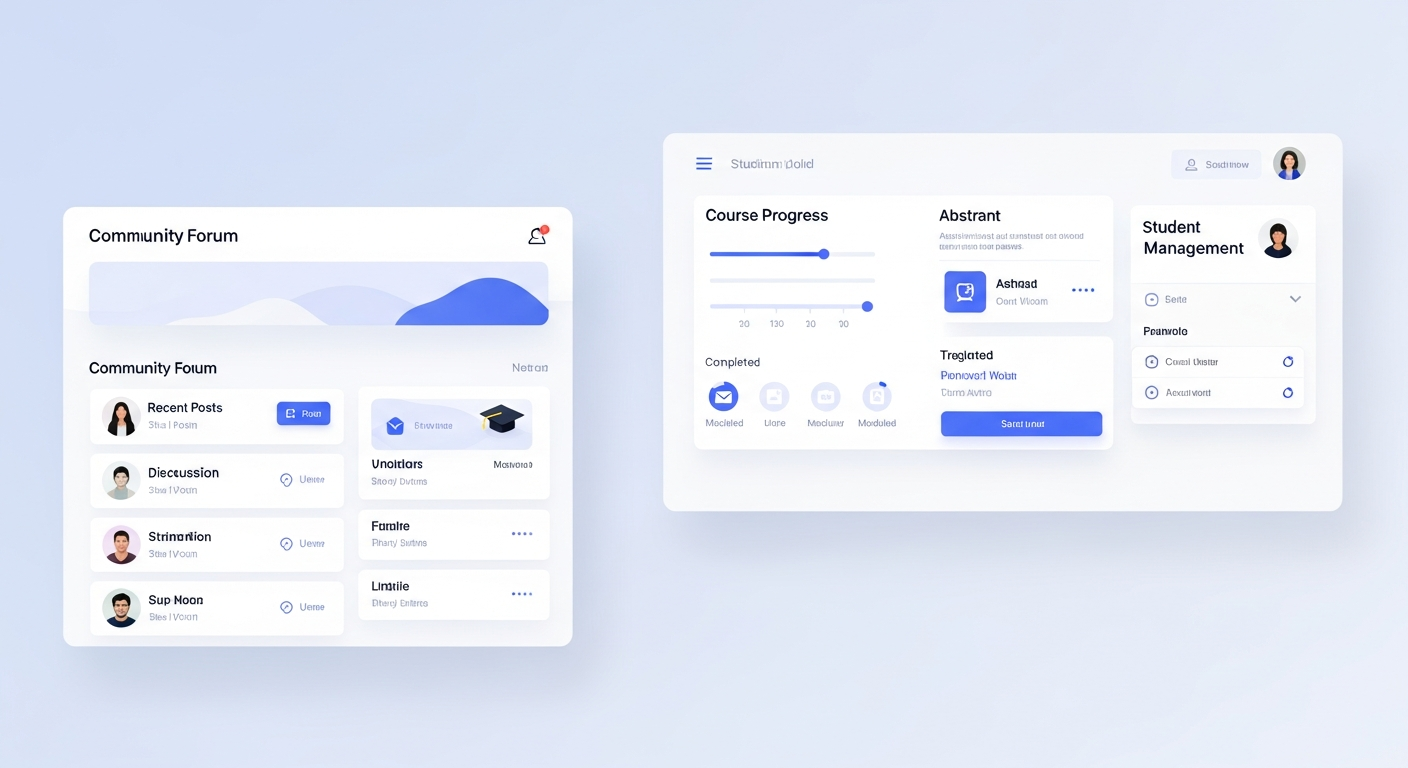 Education Platform Mockup