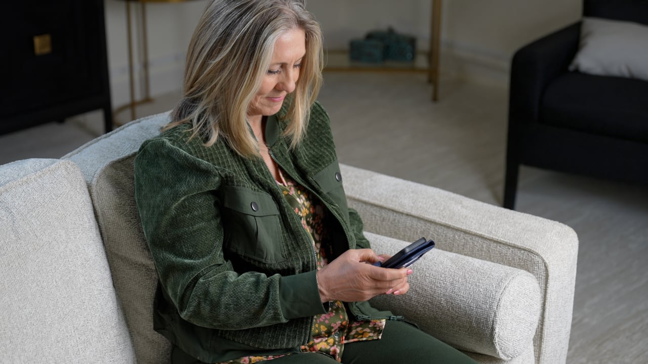 Patient with phone