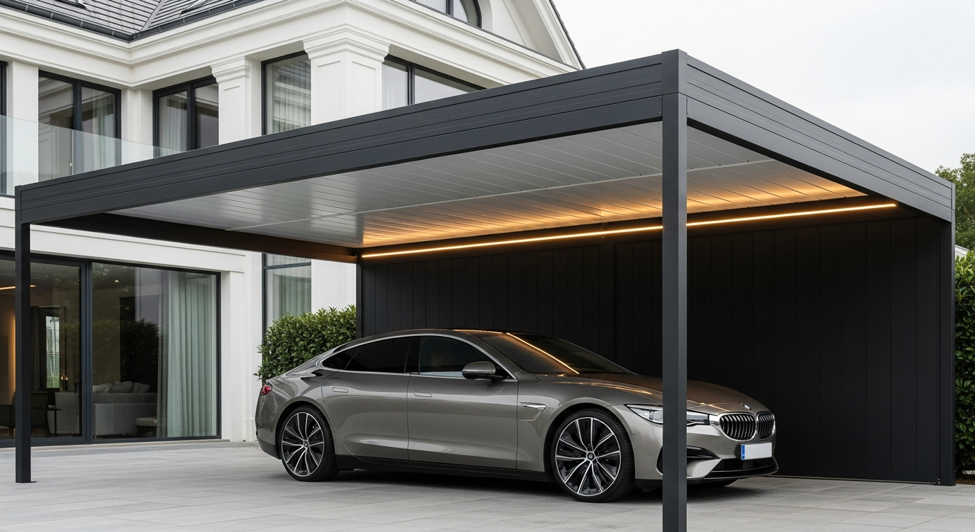 Autóbeálló és Carport
