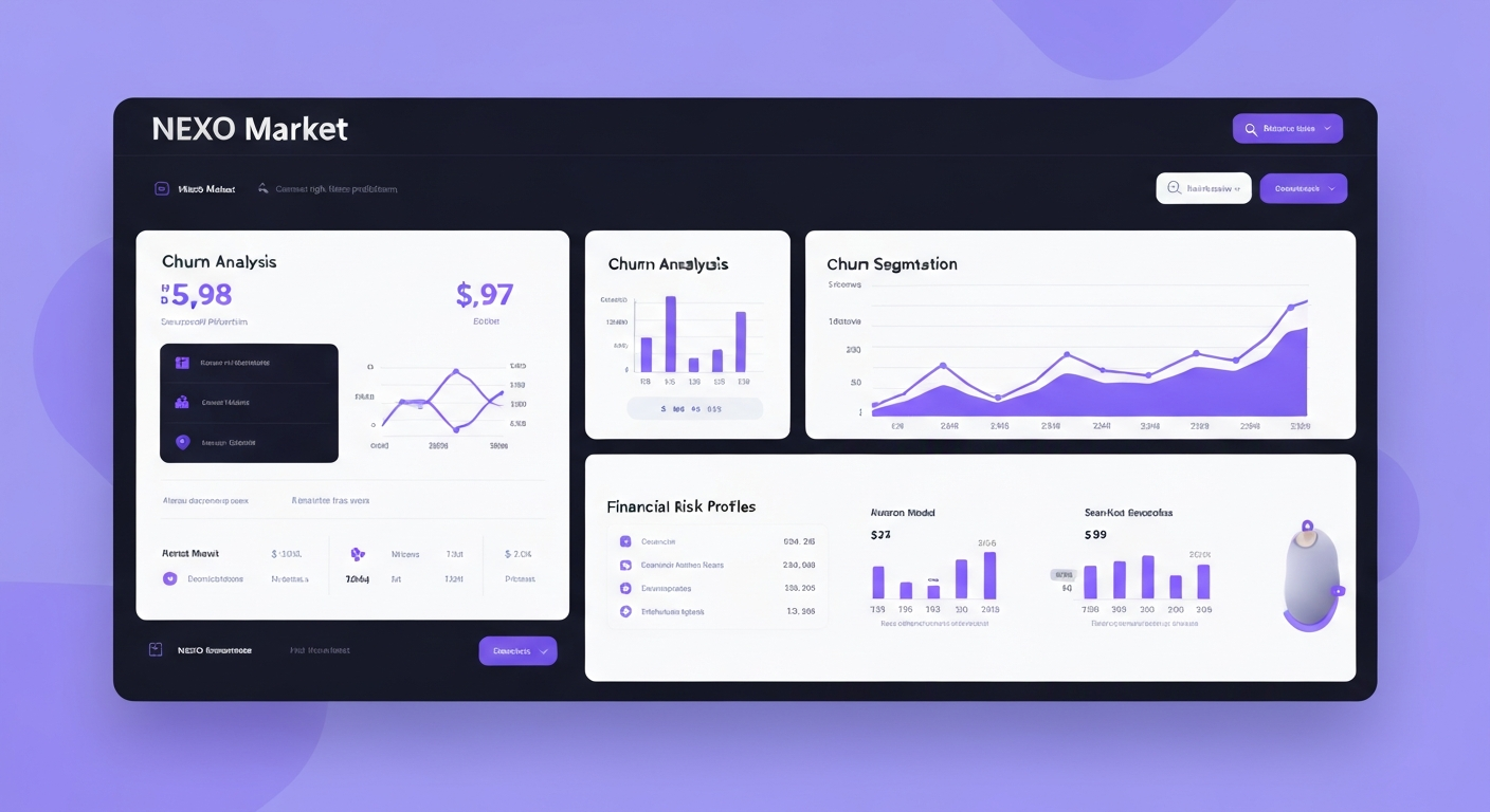 Dashboard de abandono de clientes NEXO Market