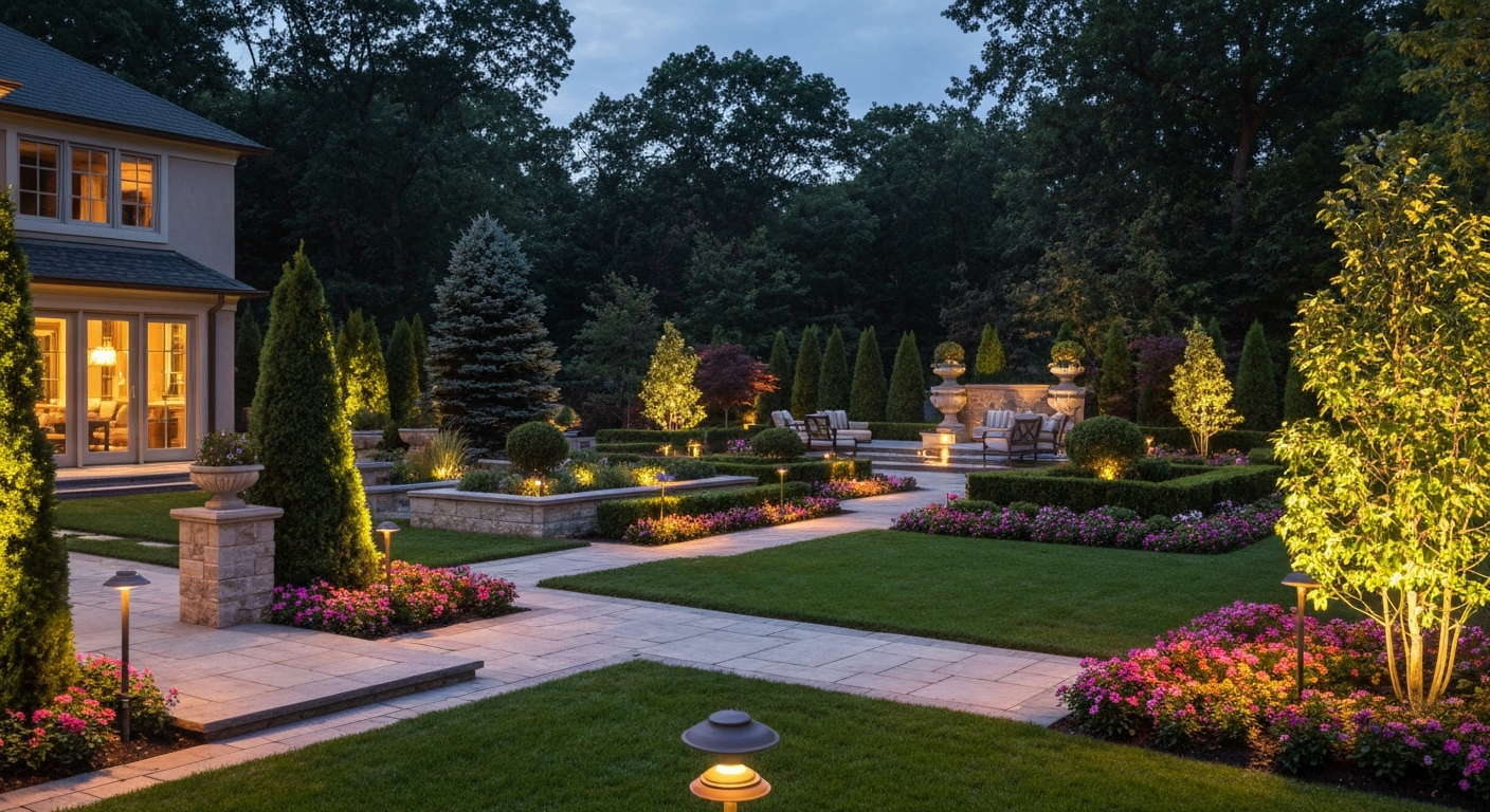 The Art of Architectural Outdoor Lighting: Enhancing Estate Security and Ambiance