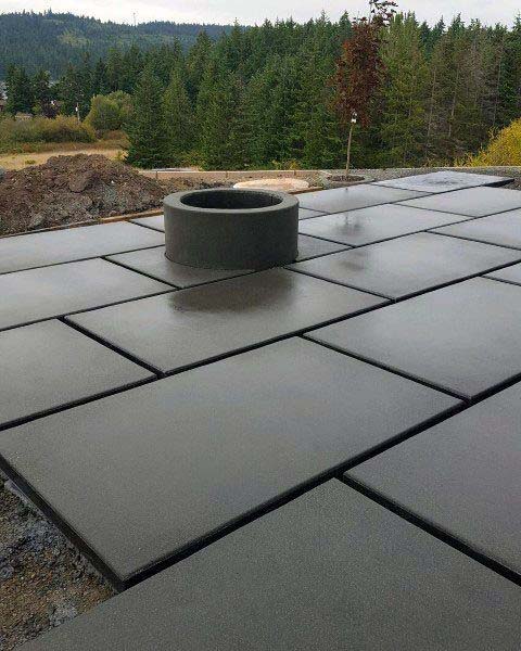 Interlocking paver pool deck and bullnose stone coping in Moorpark estate