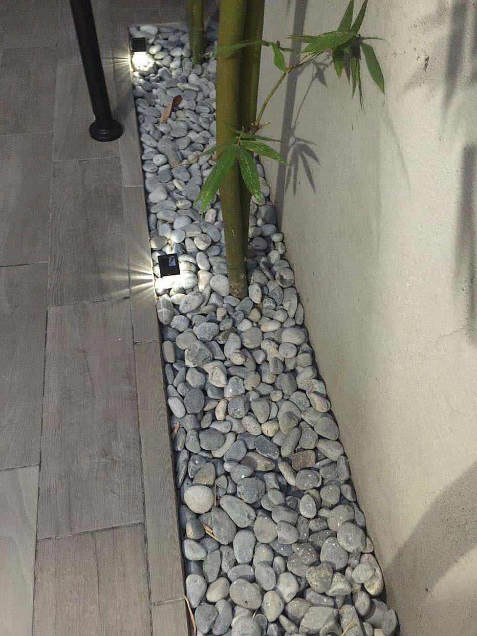 Interlocking paver patio installation with custom stone border accent in Fillmore