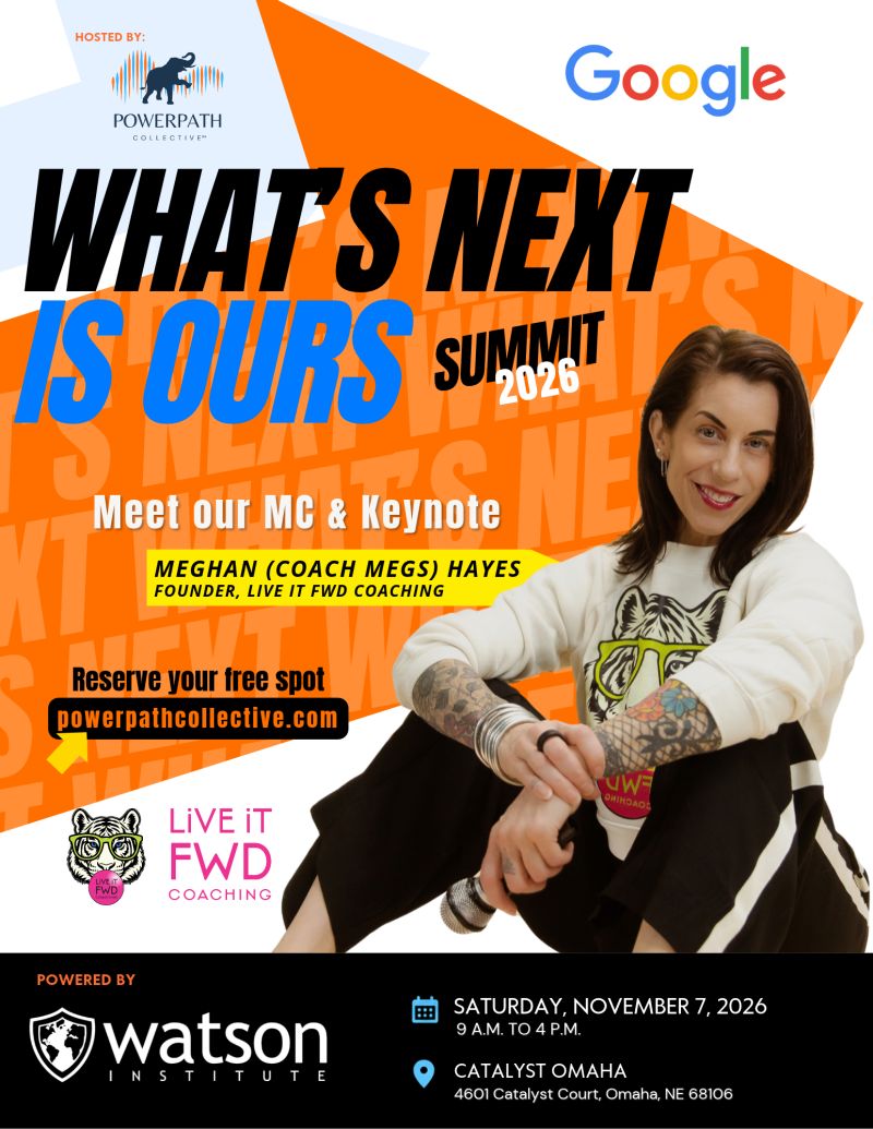 What's Next Is Ours Summit 2026 featuring Meghan (Coach MegS) Hayes - MC & Keynote