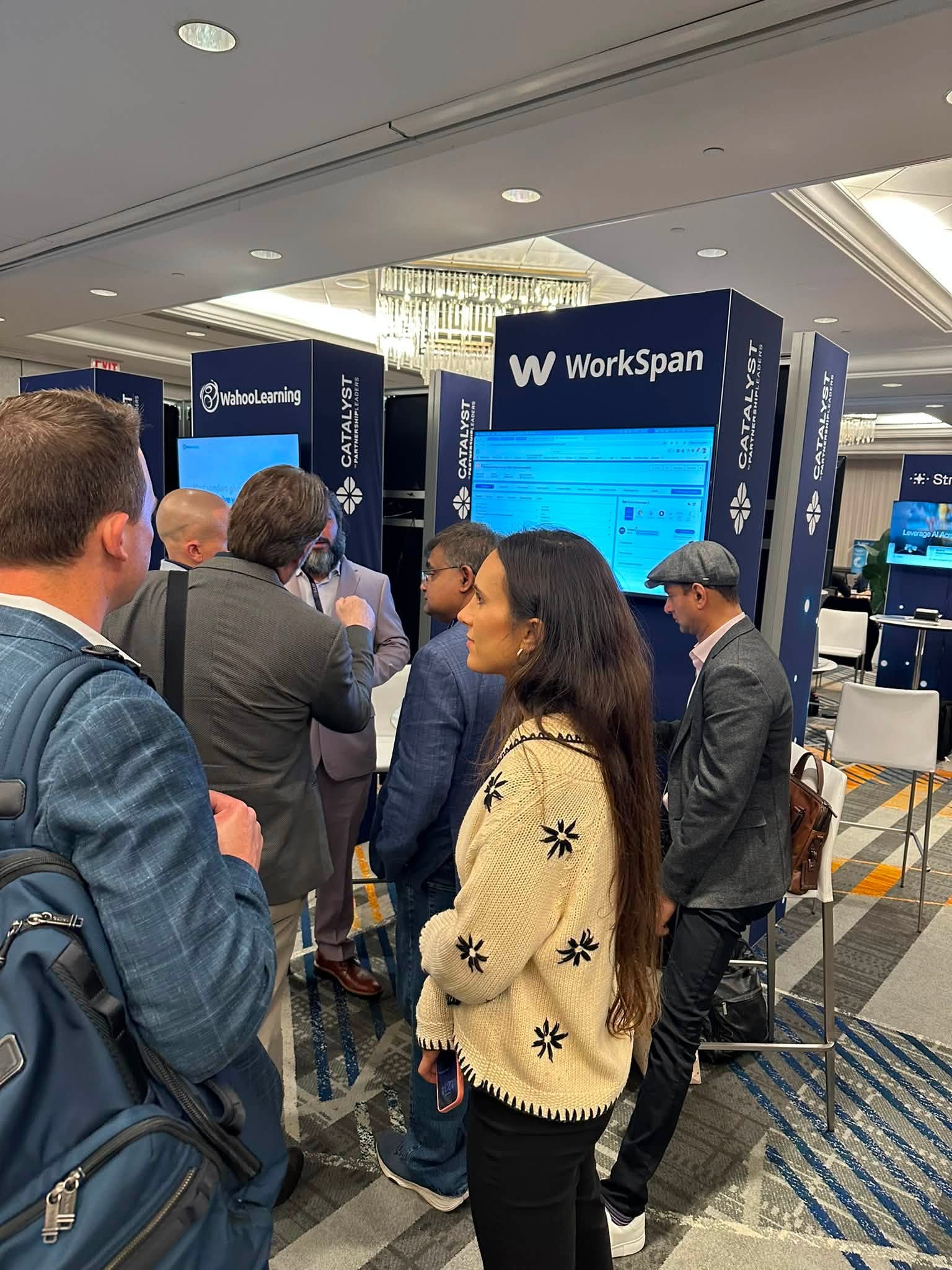 Sponsorship activation with WorkSpan and Catalyst partner lounge
